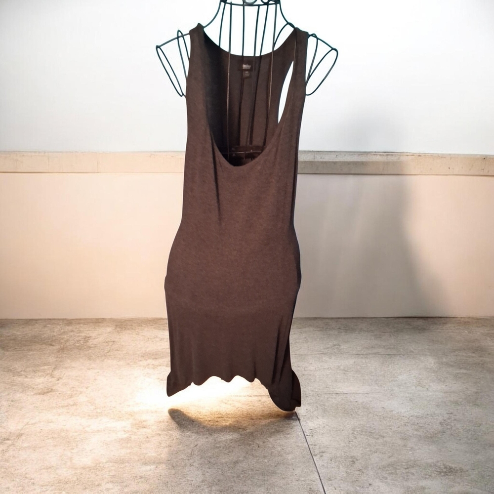 Mossimo Supply Co. Brown Midi Tank Dress